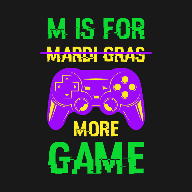 Mardi Gras Video Game Gamer Funny by sufian