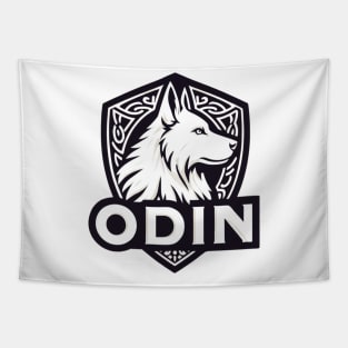 Odin The White Swiss Shepherd Tapestry