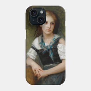 A Study For The Secret by William-Adolphe Bouguereau Phone Case