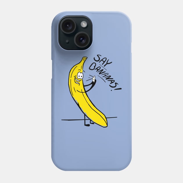 Demetri's Say Bananas selfie shirt - Cobra Kai T-Shirt Phone Case by GeekGiftGallery