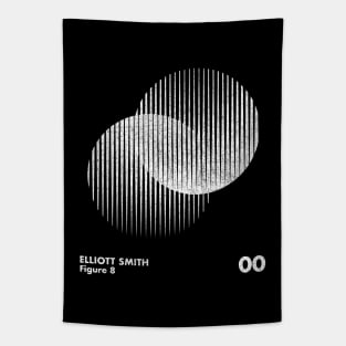 Elliott Smith / Figure 8 / Minimalist Design Artwork Tapestry