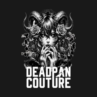 Dark Horned Beauty Deadpan Couture T-Shirt