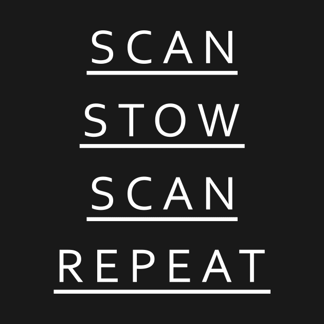 Scan Stow Scan Repeat by Lasso Print