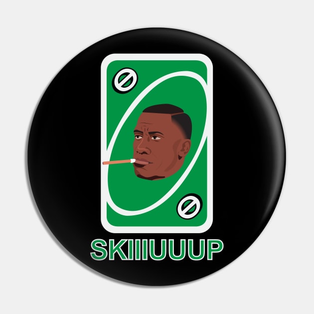 Shannon SKIIIUUUP Green Pin by Threetothadome