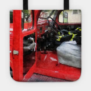 Fire Truck - Open Fire Truck With Fireman's Uniform Tote