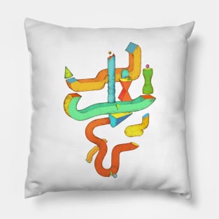 Building Blocks multicolor Pillow