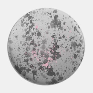 Paint Splatter Neck Gator Gray and Pink Paint Splatters Pin