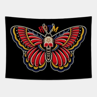 rainbow butterfly ratm Tapestry