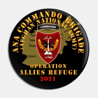 Afghanistan War- ANA Commando Brigade - Operation Allies Refuge - 2021 Pin