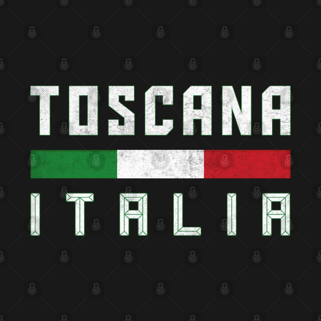 Toscana Italia / Italian Region Typography Design by DankFutura