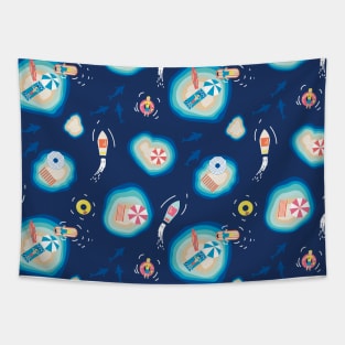 Summer Fun Islands Tapestry