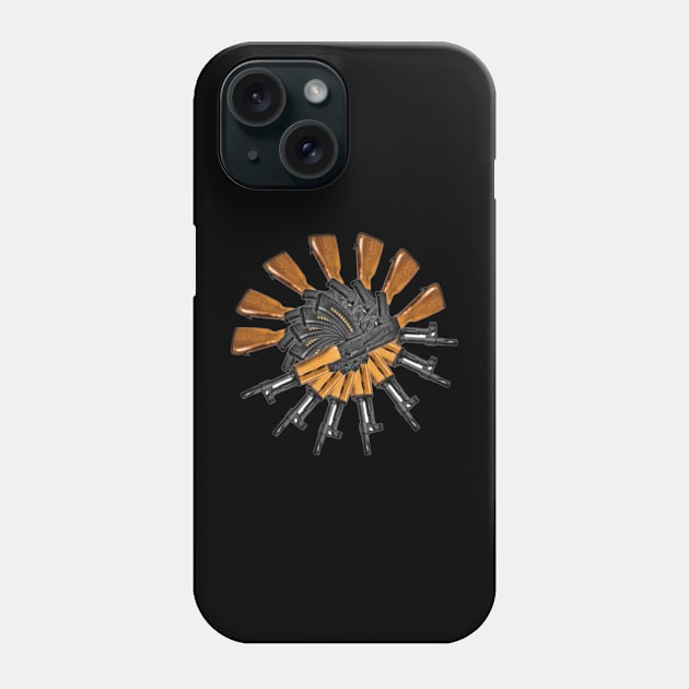 PRO GUN RIGHTS AK-47 Phone Case by Cult Classics