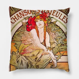 Chansons D'Aïeules, c.1898 Pillow