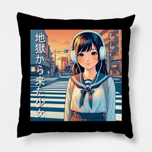 Tokyo girl Pillow