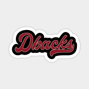 Dbacks Embroided Magnet