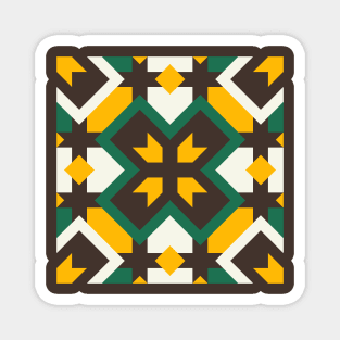 Tile Pattern Carpet Pattern Magnet