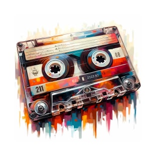 Retro music cassette T-Shirt