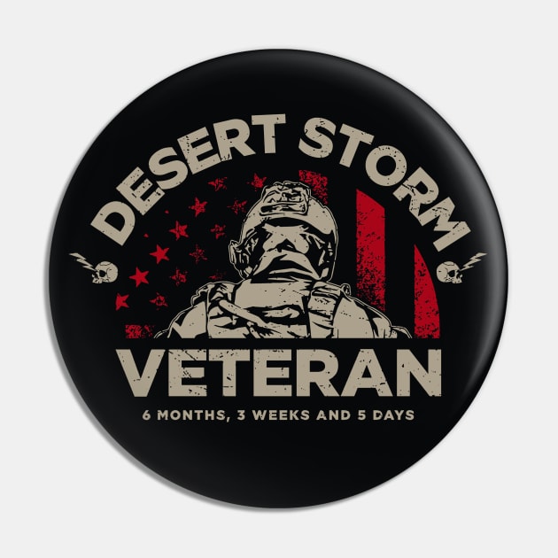 Operation Desert Storm Veteran Pin by Distant War