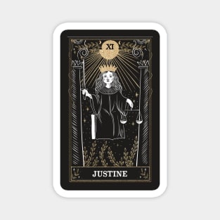 Justine Tarot Card Magnet