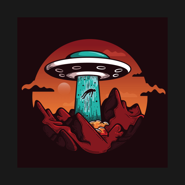 Alien UFO by edwardecho