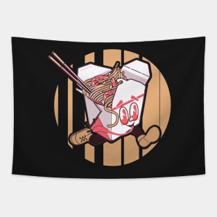 Fast Noodz all day! Vintage Kawaii Ramen Noodles to Go Fast Food! Tapestry