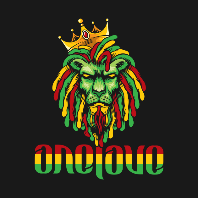 ONELOVE Lion by FAKE NEWZ DESIGNS