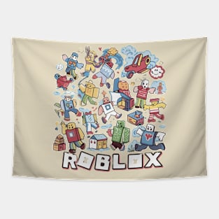 Roblox Kids - Boy and Girl Tapestry