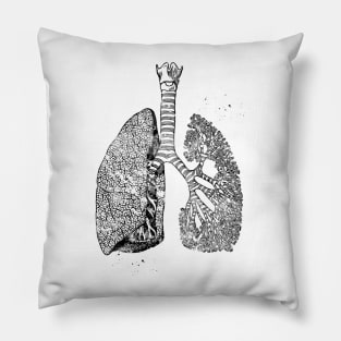 Lungs Art Pillow