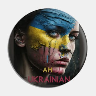 Sad Ukrainian Pin