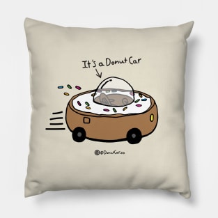 It's a Donut Car (Vanilla) Pillow