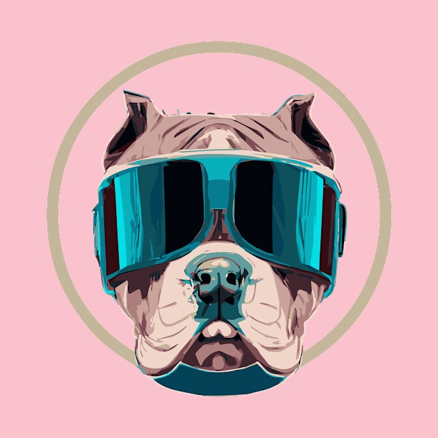 Futuristic Pit Bull Dog Lover Terrier by BetterManufaktur