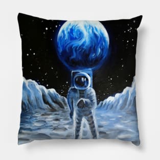 Man on the moon Pillow