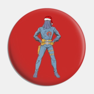 Christmas Cobra Commander Pin