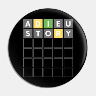 FUNNY WORD GAME ALWAYS START WITH ADIEU AND STORY Pin