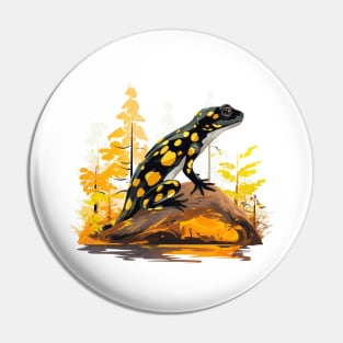 Fire Salamander Pin