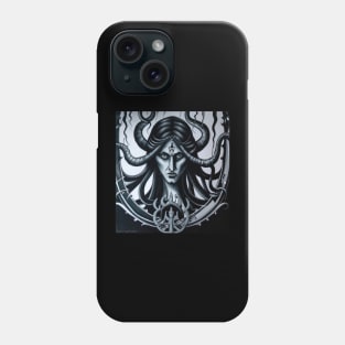 MEDUSA ANCIENT GREEK MYTHOLOGY ORIGINAL PAINTING ARTWORK Phone Case