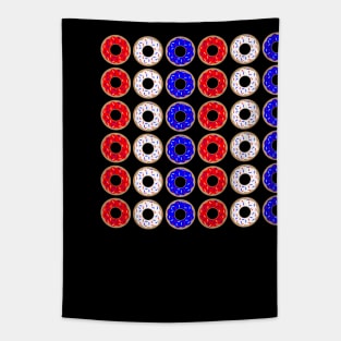 Patriotic Donuts (Vertical) Tapestry