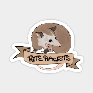 Bite Racists! Magnet