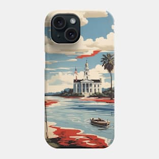 Louisiana United States of America Tourism Vintage Poster Phone Case