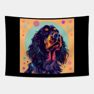 Gordon Setter in 80's Tapestry