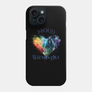 PRIDE Month Proud Wizard Ally Rainbow Pride Heart Phone Case