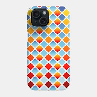 Fire and Snow (Diamond Checkered) Phone Case