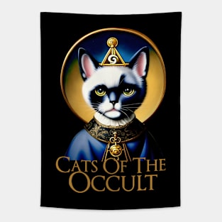 Cats of the Occult XI Tapestry