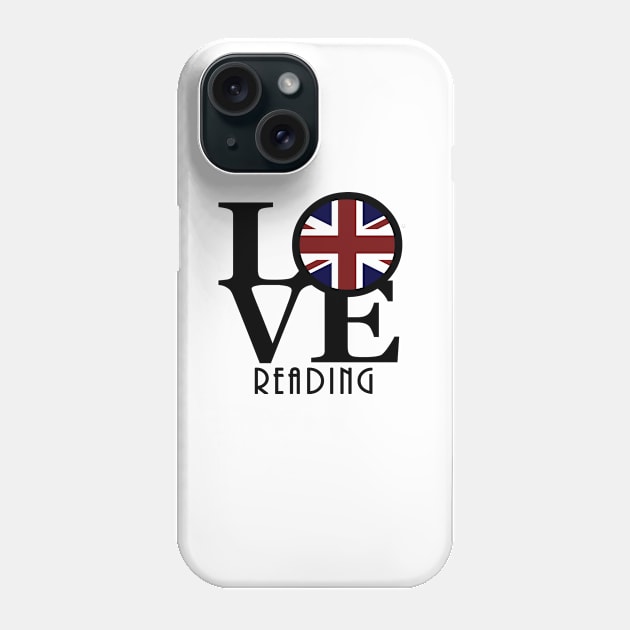 LOVE Reading Union Jack Phone Case by UnitedKingdom