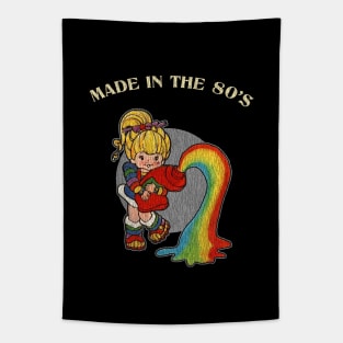 80s Girl Rainbow Brite Tapestry