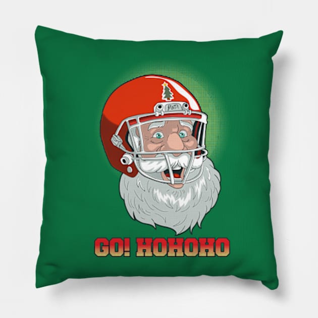 Go Santa Hohoho Pillow by kladenko