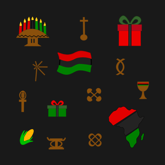 Kwanzaa Doodles Sticker Pack by GrellenDraws