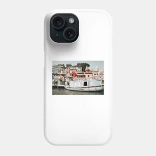 Varanasi, boat in river Ganges, India Phone Case