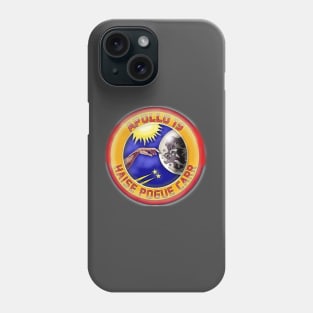 apollo 19 (canceled) mission "patch" artwork Phone Case