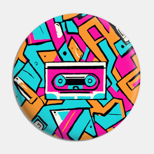 Retro 90's Cassette Tape Pin